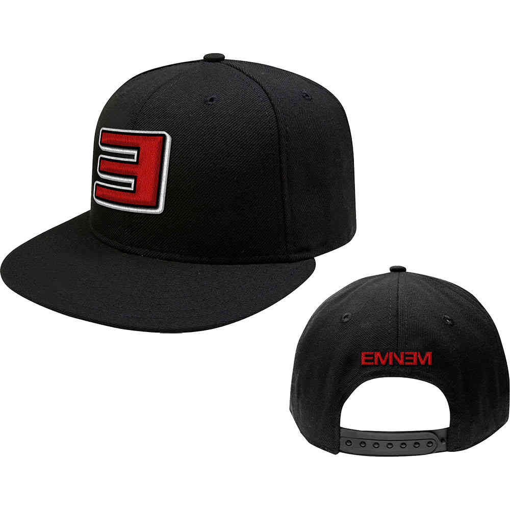 Eminem - Reverse E Snapback Pet - Zwart